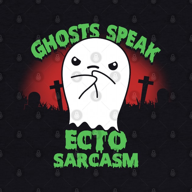 Cute Funny Original Kawaii Ghost Sarcasm Meme by BoggsNicolas